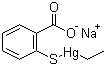 CAS 登录号：54-64-8, 硫柳汞钠, 乙汞硫水杨酸钠盐