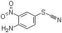 structure of CAS# 54029-45-7, 2-硝基-4-硫氰基苯胺