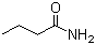 structure of CAS# 541-35-5, Butyramide