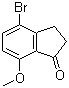 structure of CAS# 5411-61-0, 4-溴-7-甲氧基-1-茚满酮