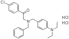 CAS 登录号：5414-61-9, 2-[苄基[对(二乙基氨基)苄基]氨基]-4'-氯苯乙酮二盐酸盐