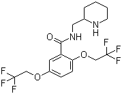 structure of CAS# 54143-55-4, Flecainide