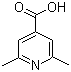 structure of CAS# 54221-93-1, 2,6-二甲基-4-吡啶甲酸
