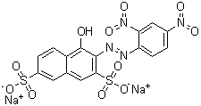 structure of CAS# 5423-07-4, 硝嗪黄