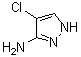CAS # 54301-34-7, 3-Amino-4-chloro-1H-pyrazole, 3-Amino-4-chloropyrazole, 4-Chloro-5-aminopyrazole