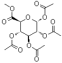 structure of CAS# 5432-32-6, 1,2,3,4-四-O-乙酰基-alpha-D-葡萄糖醛酸甲酯