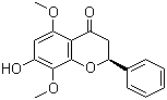 structure of CAS# 54377-24-1, 7-Hydroxy-5,8-dimethoxyflavanone
