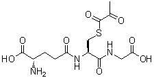 structure of CAS# 54398-03-7, N-[S-(1,2-二氧代丙基)-N-L-gamma-谷氨酰-L-半胱氨酰]甘氨酸