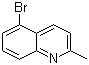 structure of CAS# 54408-52-5, 5-Bromo-2-methylquinoline
