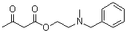 CAS # 54527-65-0, 2-(Benzylmethylamino)ethyl acetoacetate