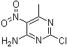 structure of CAS# 5453-06-5, 2-氯-6-甲基-5-硝基嘧啶-4-胺