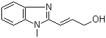 CAS 登录号：545421-26-9, (2E)-3-(1-甲基-1H-苯并咪唑-2-基)-2-丙烯-1-醇