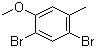 structure of CAS# 5456-94-0, 2,4-二溴-5-甲氧基甲苯