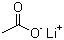 structure of CAS# 546-89-4, Lithium acetate