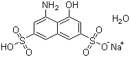 structure of CAS# 5460-09-3, 8-氨基-1-萘酚-3,6-二磺酸单钠盐