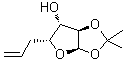 structure of CAS# 546141-37-1, 5,6,7-Trideoxy-1,2-O-(1-methylethylidene)-alpha-D-xylo-hept-6-enofuranose