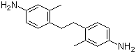 structure of CAS# 54628-21-6, 1,2-双(4-氨基-2-甲基苯基)乙烷