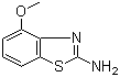 structure of CAS# 5464-79-9, 4-Methoxy-2-aminobenzothiazole
