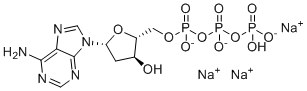 structure of CAS# 54680-12-5, 2'-Deoxyadenosine-5'-triphosphate trisodium salt