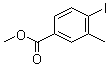 structure of CAS# 5471-81-8, 4-Iodo-3-methylbenzoic acid methyl ester