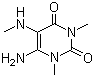 CAS # 54729-62-3, 1,3-Dimethyl-5-methylamino-6-aminouracil, 6-Amino-1,3-dimethyl-5-(methylamino)-2,4(1H,3H)-pyrimidinedione