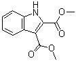 structure of CAS# 54781-93-0, 2,3-Dimethyl 1H-indole-2,3-dicarboxylate