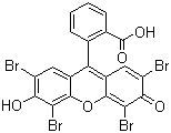 CAS # 548-26-5, Acid Red 87, C.I. 45380, 2-(2,4,5,7-Tetrabromo-6-hydroxy-3-oxo-3H-xanthen-9-yl)-benzoic acid, Eosin