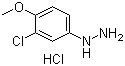 structure of CAS# 54812-55-4, 3-氯-4-甲氧基苯肼盐酸盐