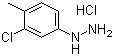 structure of CAS# 54812-56-5, 3-氯-4-甲基苯肼盐酸盐