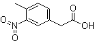 structure of CAS# 54941-44-5, 4-甲基-3-硝基苯乙酸