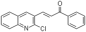 CAS 登录号：5498-83-9, 3-(2-氯喹啉-3-基)-1-苯基-2-丙烯-1-酮