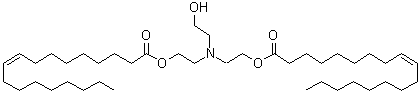 三乙醇胺二油酸酯分子结构 (CAS 54999-00-7)