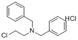 structure of CAS# 55-43-6, N-(2-Chloroethyl)dibenzylamine hydrochloride