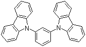structure of CAS# 550378-78-4, 9,9'-(1,3-苯基)二-9H-咔唑