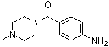 structure of CAS# 55121-99-8, 4-[(4-甲基-1-哌嗪基)羰基]苯胺