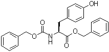 structure of CAS# 5513-40-6, N-(Benzyloxycarbonyl)-L-tyrosine benzyl ester