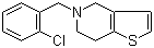 CAS # 55142-85-3, Ticlopidine, 5-(2-Chlorobenzyl)-4,5,6,7-tetrahydrothieno[3,2-c]pyridine