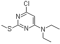 CAS # 55199-59-2, 6-Chloro-N,N-diethyl-2-(methylthio)pyrimidine-4-amine, 2-Methylthio-4-chloro-6-diethylaminopyrimidine