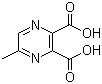 structure of CAS# 5521-60-8, 5-甲基吡嗪-2,3-二羧酸