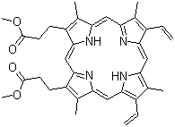 structure of CAS# 5522-66-7, Protoporphyrin IX dimethyl ester