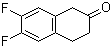 structure of CAS# 552321-02-5, 6,7-二氟-3,4-二氢-1H-2-萘酮