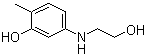 structure of CAS# 55302-96-0, 5-[(2-羟乙基)-氨基]-2-甲苯酚