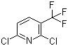 structure of CAS# 55304-75-1, 2,6-二氯-3-(三氟甲基)吡啶