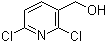 structure of CAS# 55304-90-0, 2,6-Dichloropyridine-3-methanol