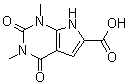 CAS # 55307-37-4, 2,3,4,7-Tetrahydro-1,3-dimethyl-2,4-dioxo-1H-pyrrolo[2,3-d]pyrimidine-6-carboxylic acid
