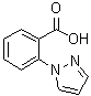 structure of CAS# 55317-53-8, 2-(1H-吡唑-1-基)苯甲酸