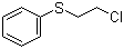 2-氯乙基苯基硫醚分子结构 (CAS 5535-49-9)