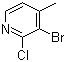 structure of CAS# 55404-31-4, 2-氯-3-溴-4-甲基吡啶