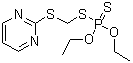 CAS 登录号：5543-40-8, 二硫代磷酸 O,O-二乙基 S-[(2-嘧啶基硫基)甲基]酯