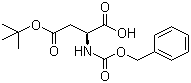CAS 登录号：5545-52-8, N-苄氧羰基-L-天门冬氨酸 4-叔丁酯